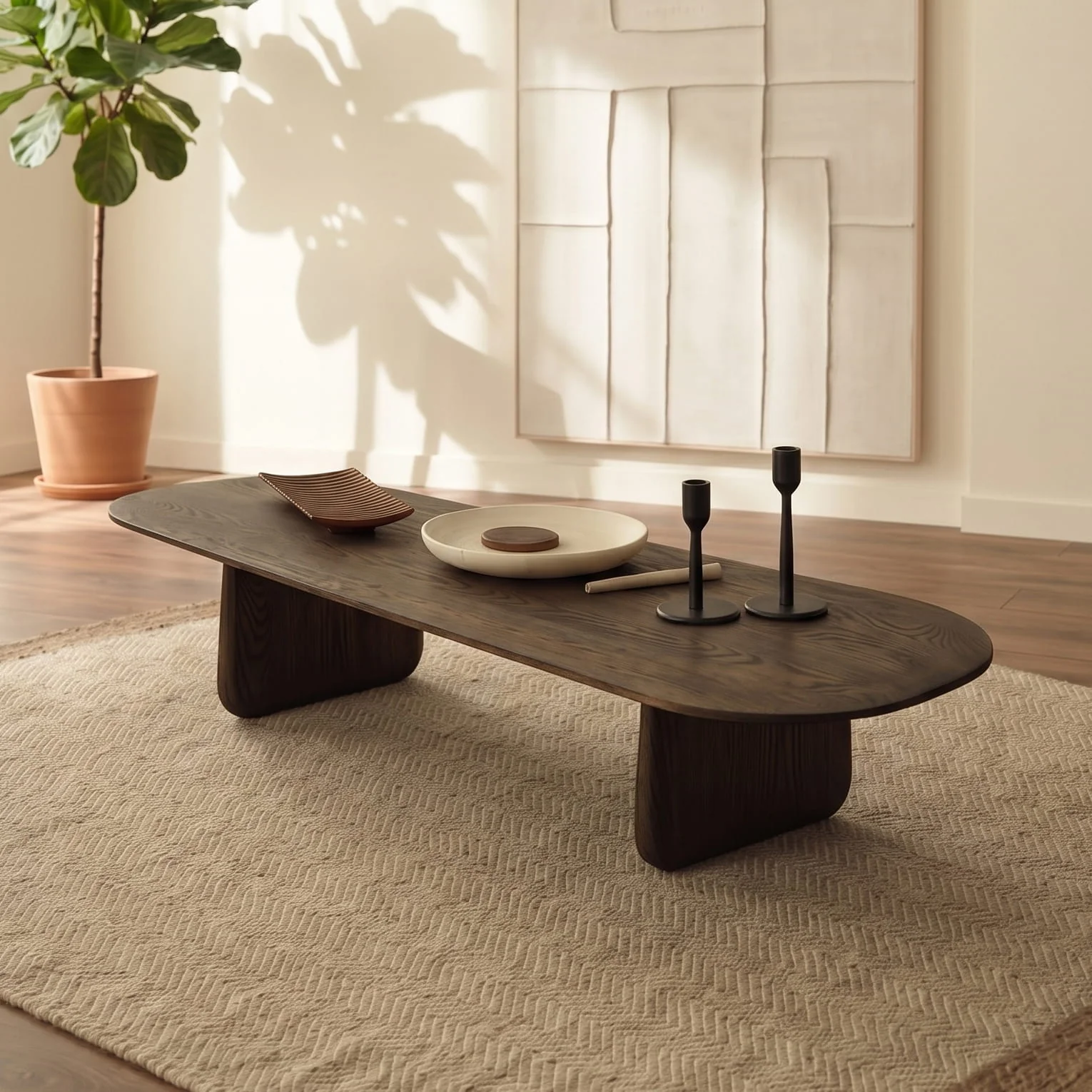 Porto Dark Oak Coffee Table