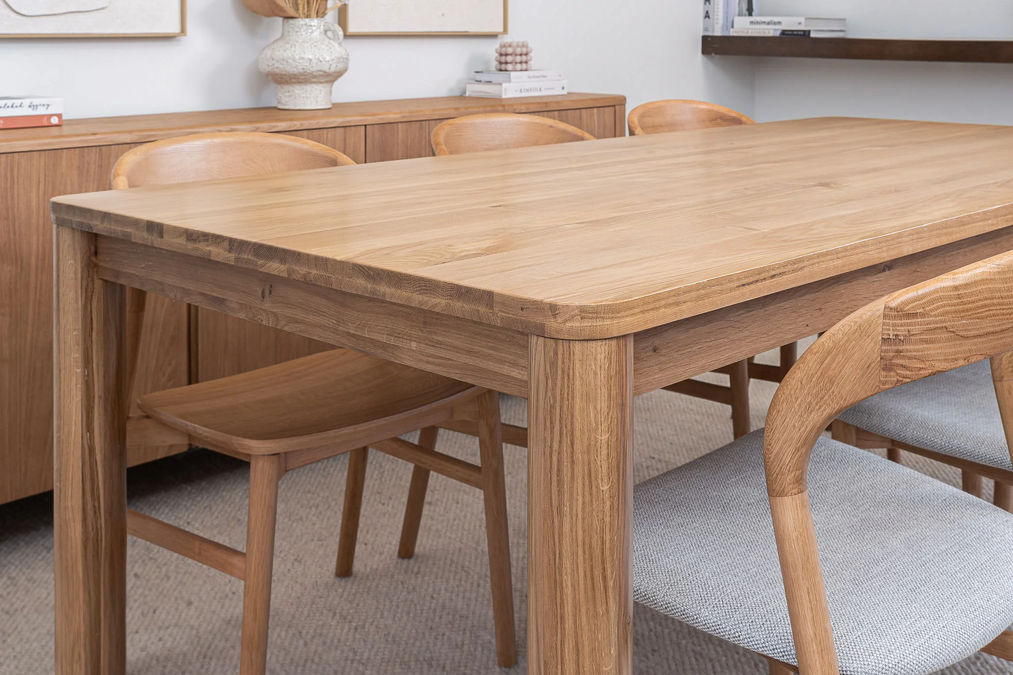 Solara American Oak Dining Table - Image 3