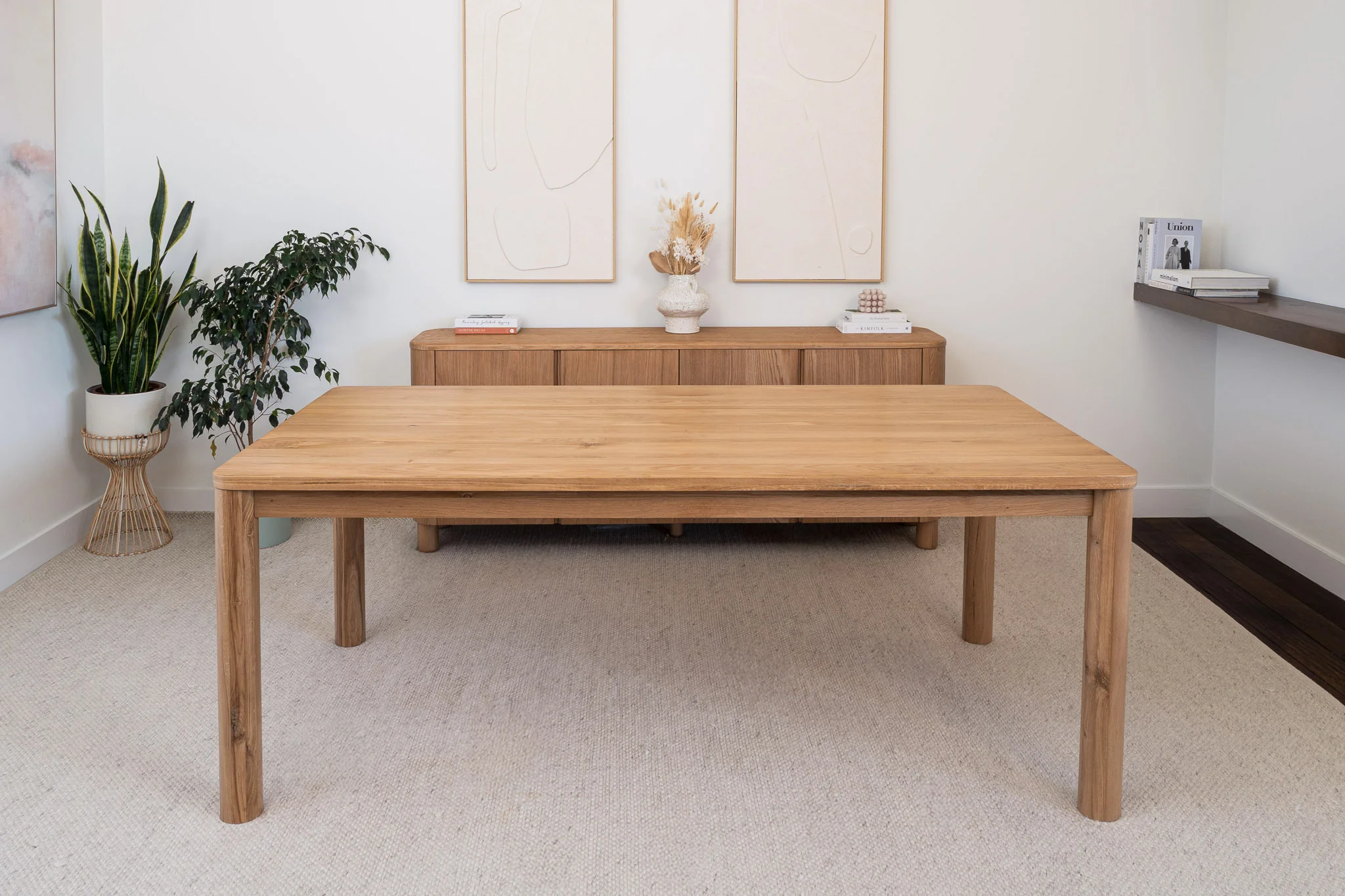 Solara American Oak Dining Table - Image 7