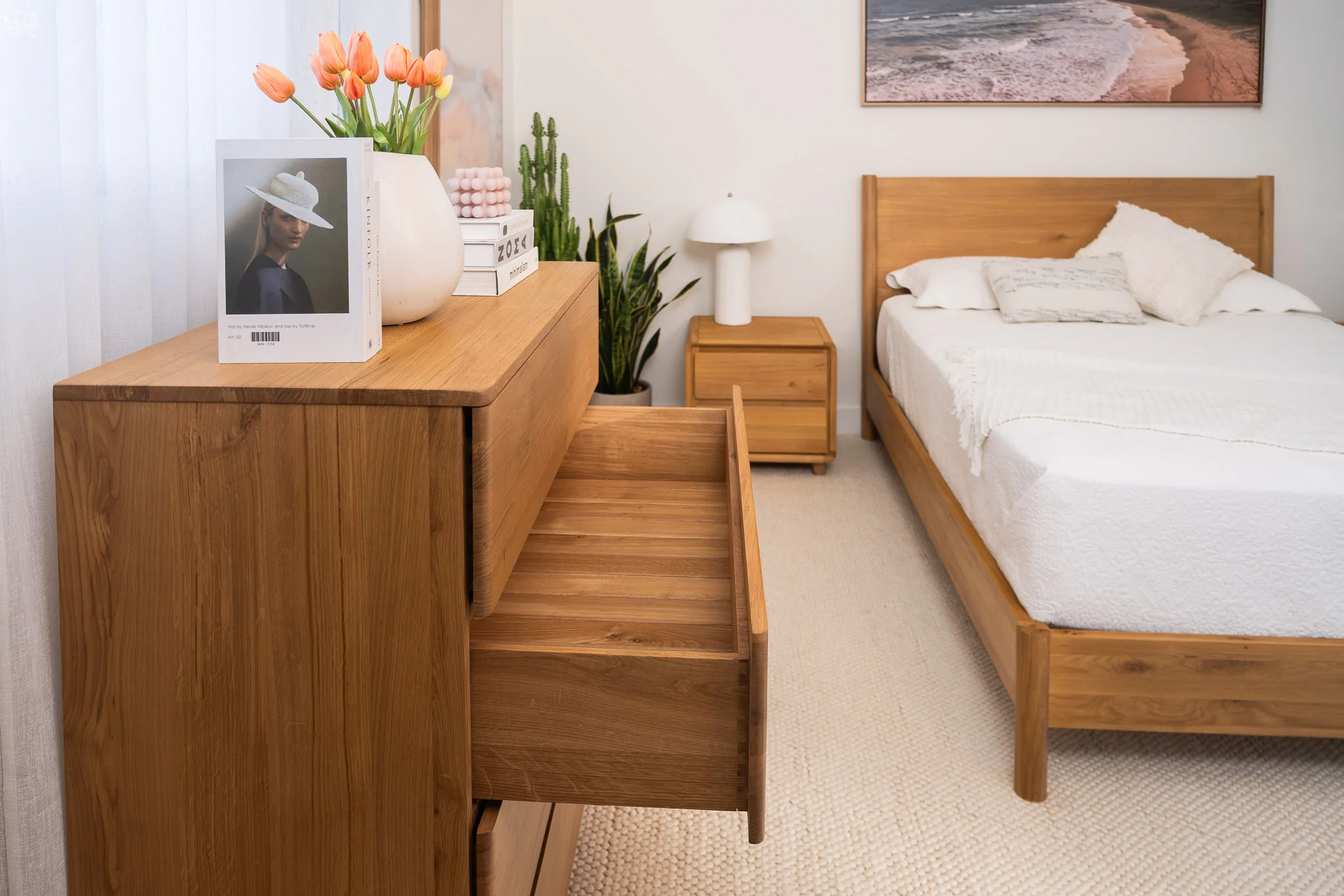 Solara American Oak Tallboy - Image 10