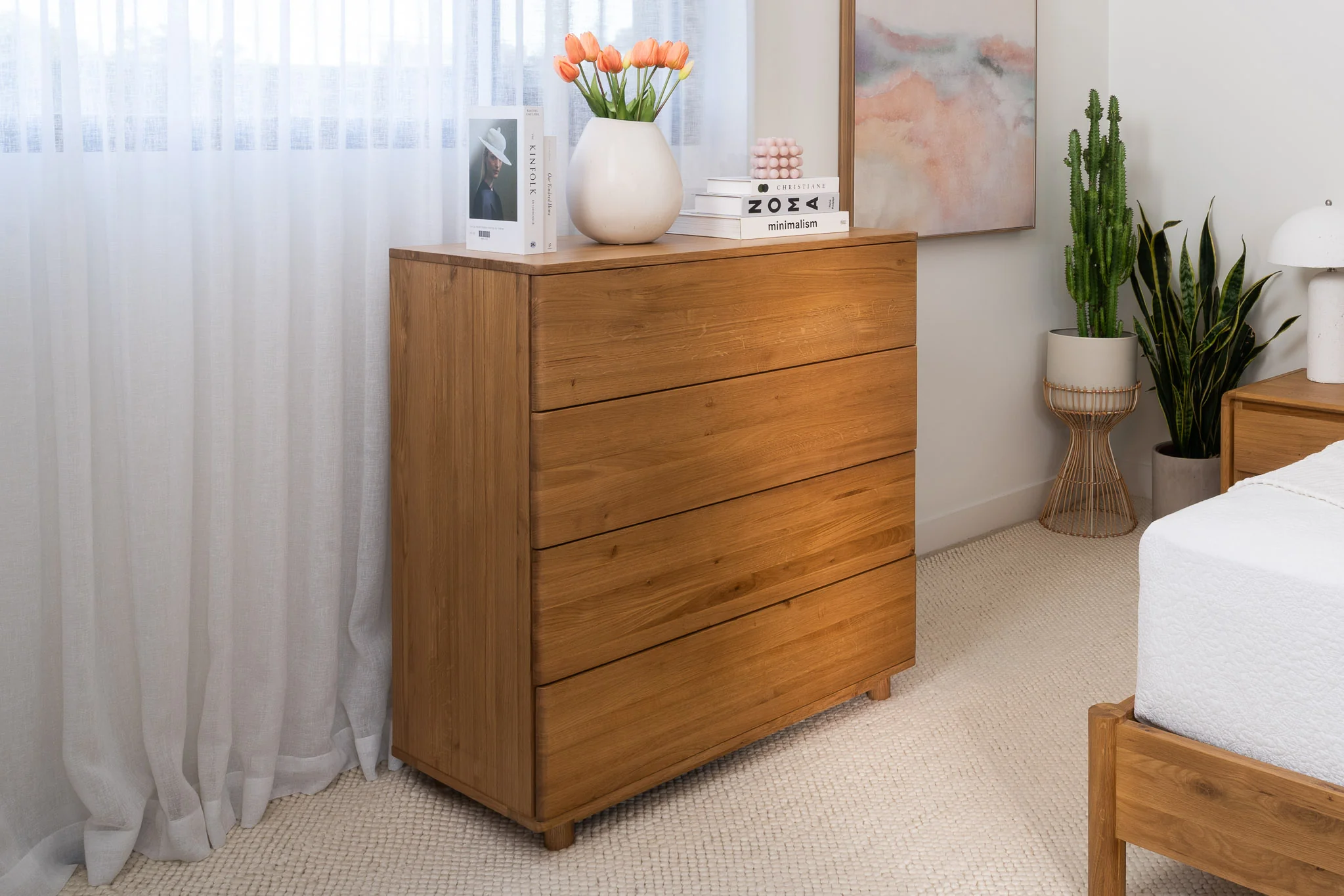 Solara American Oak Tallboy - Image 2