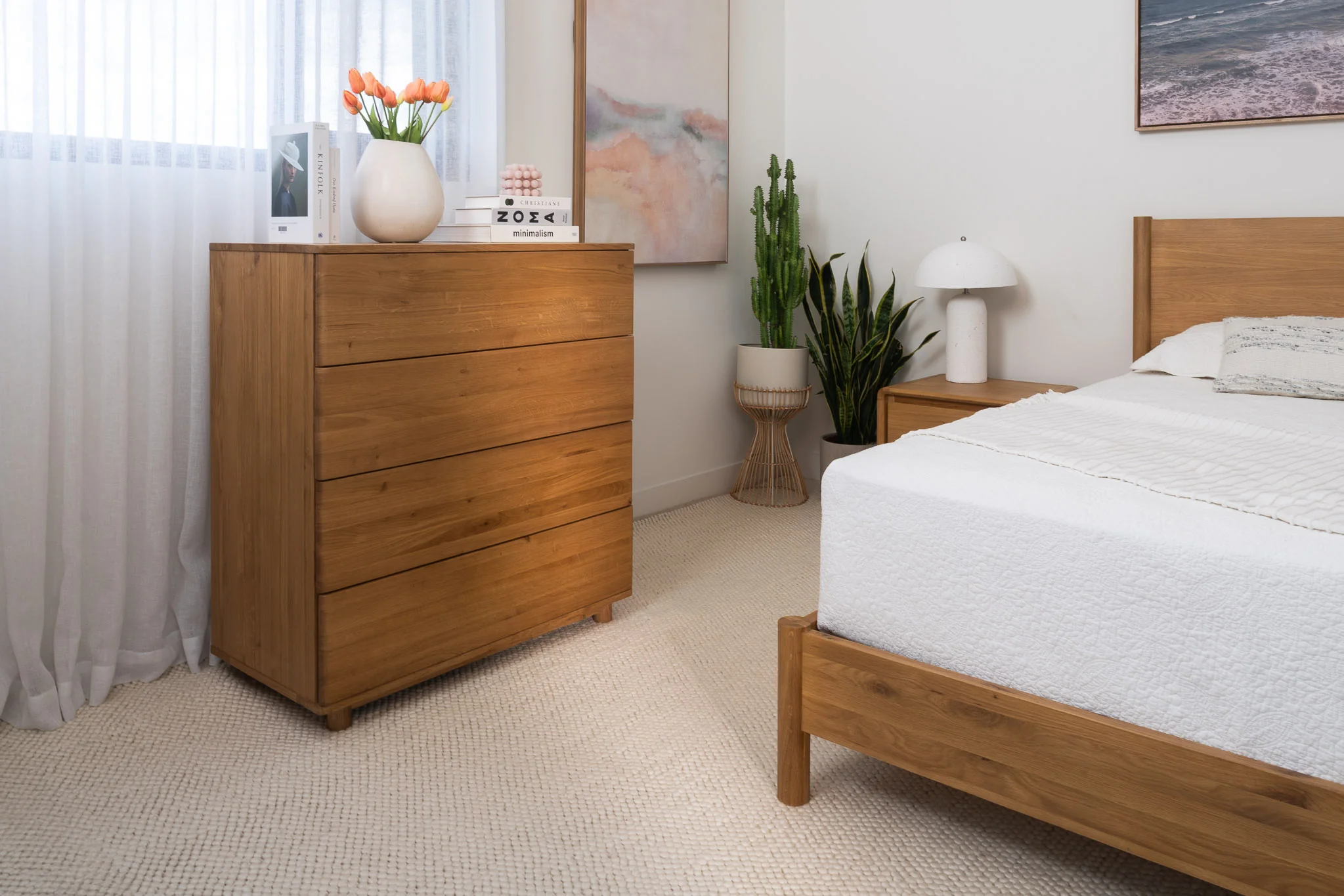 Solara American Oak Tallboy - Image 7