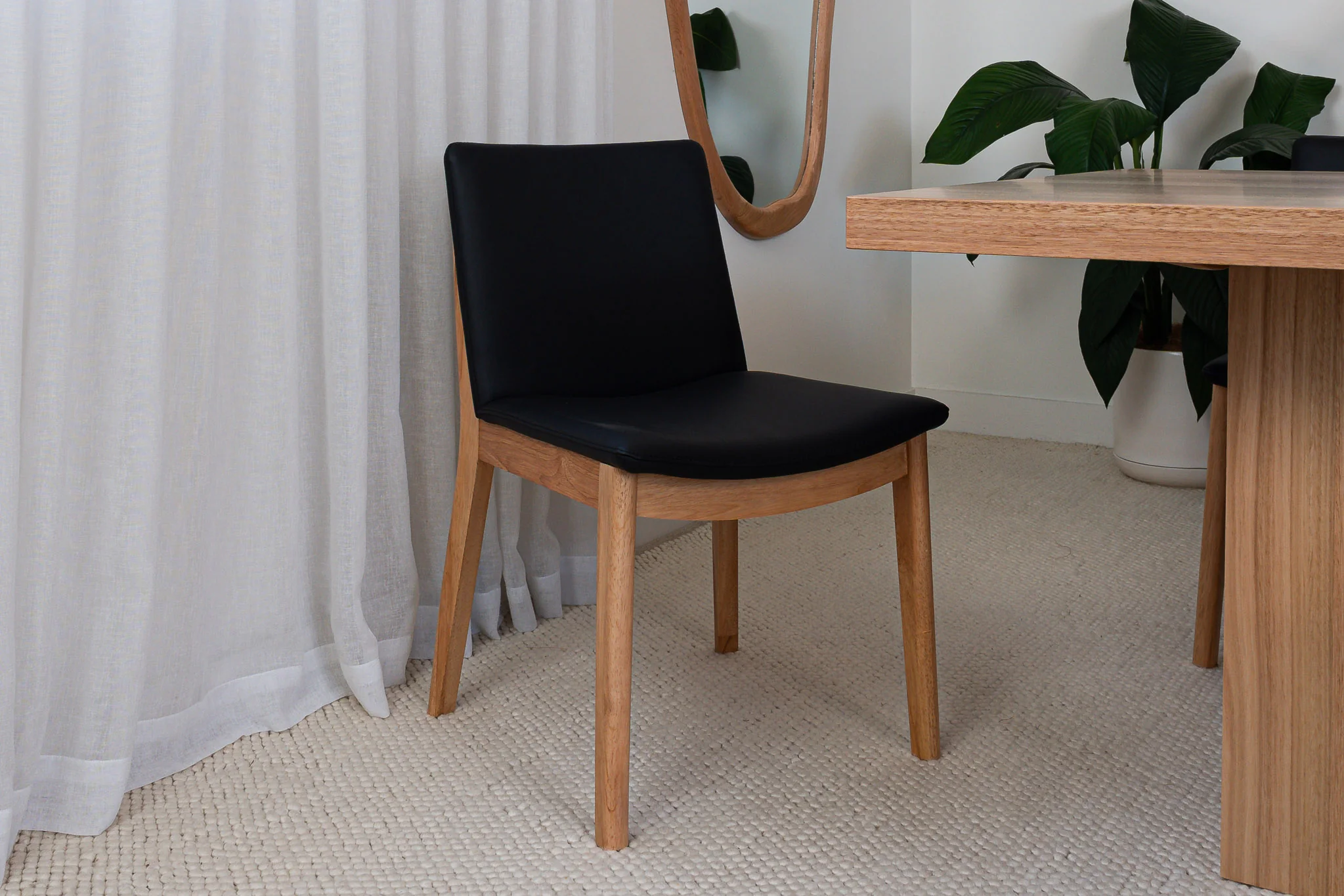 Taba Leather Dining Chair - Image 13