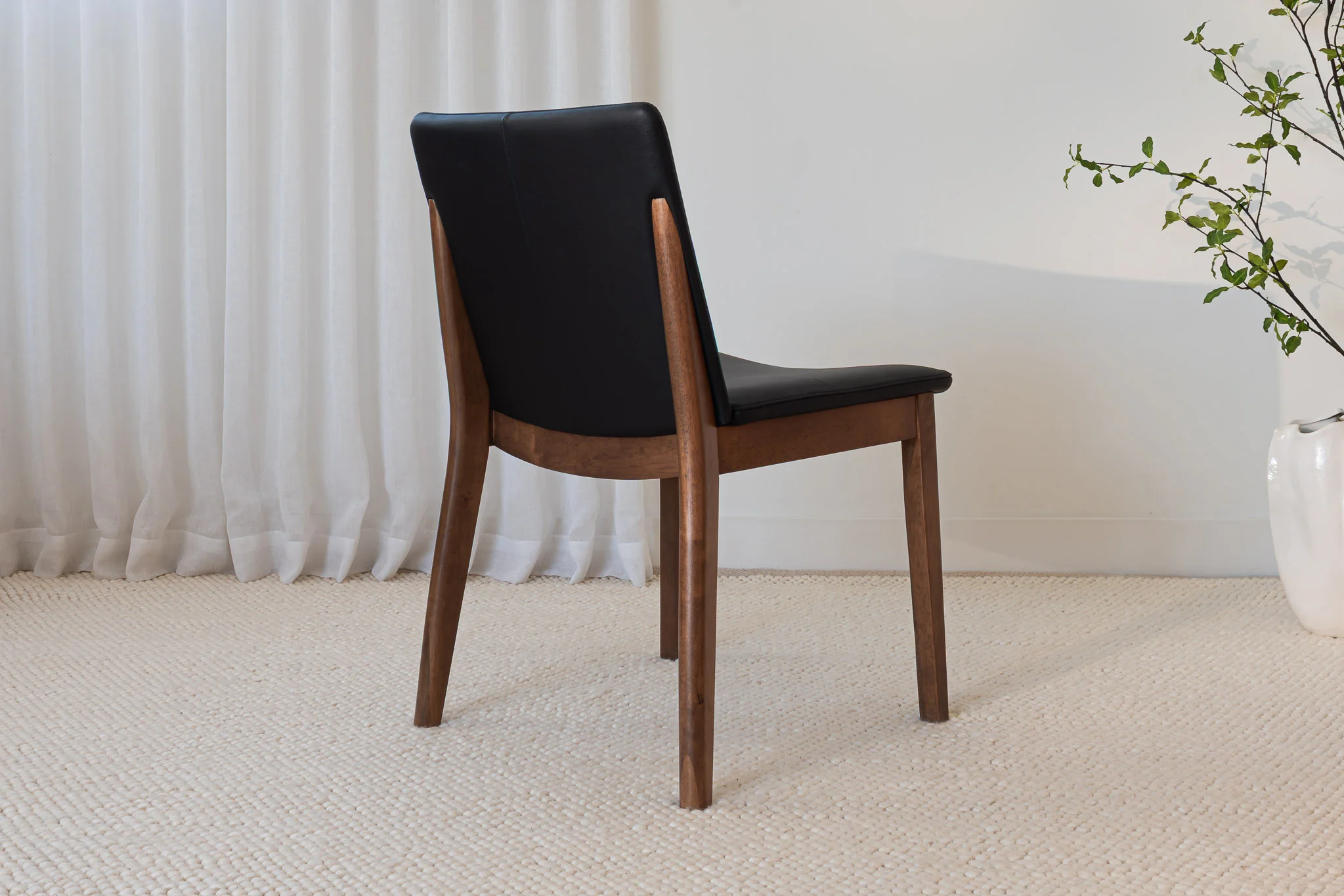 Taba Leather Dining Chair - Image 10