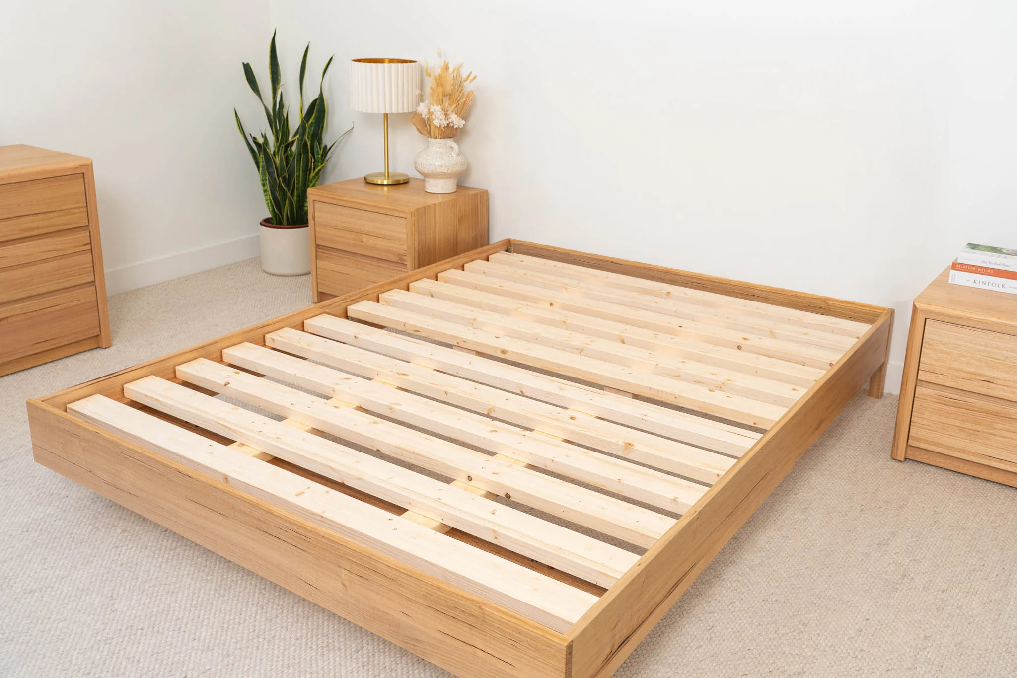 Yakka Base Tasmanian Oak Feature Grade Bed Frame - Image 6