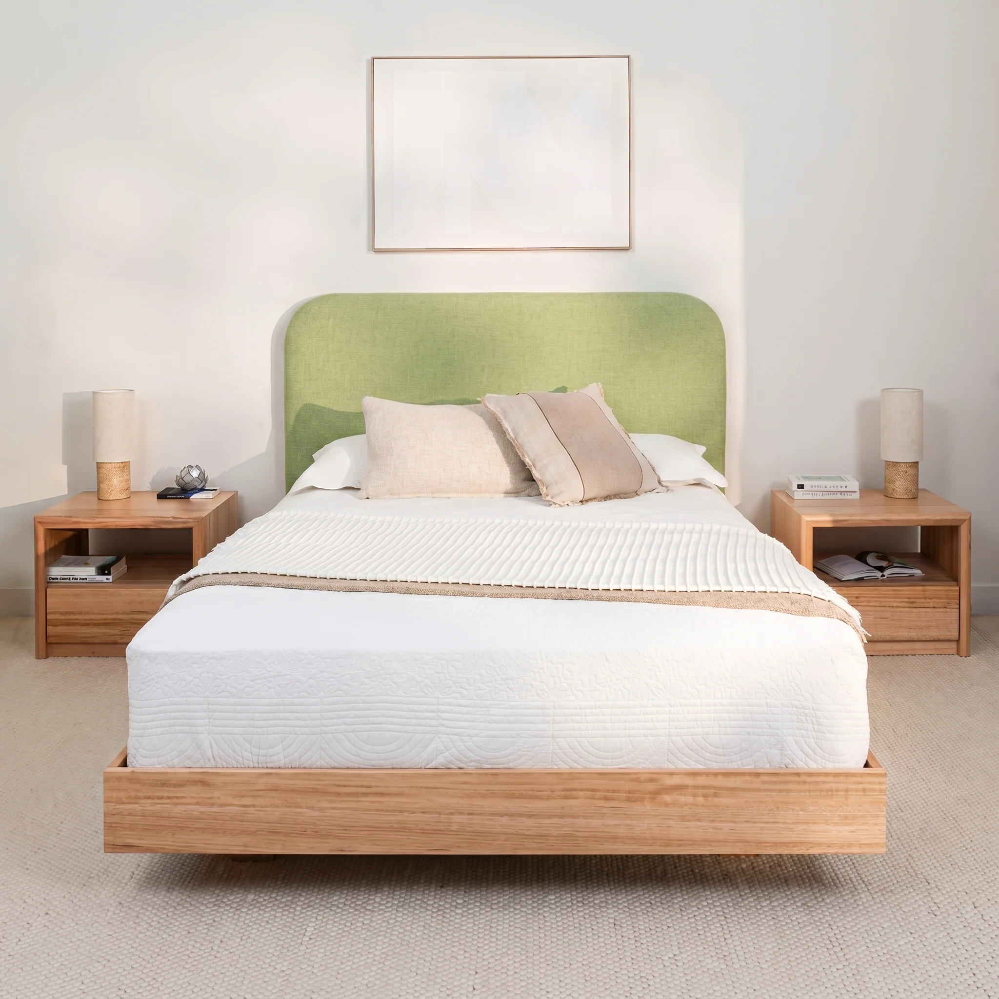 Yakka Curve Tasmanian Oak Feature Grade Bed Frame - Image 12