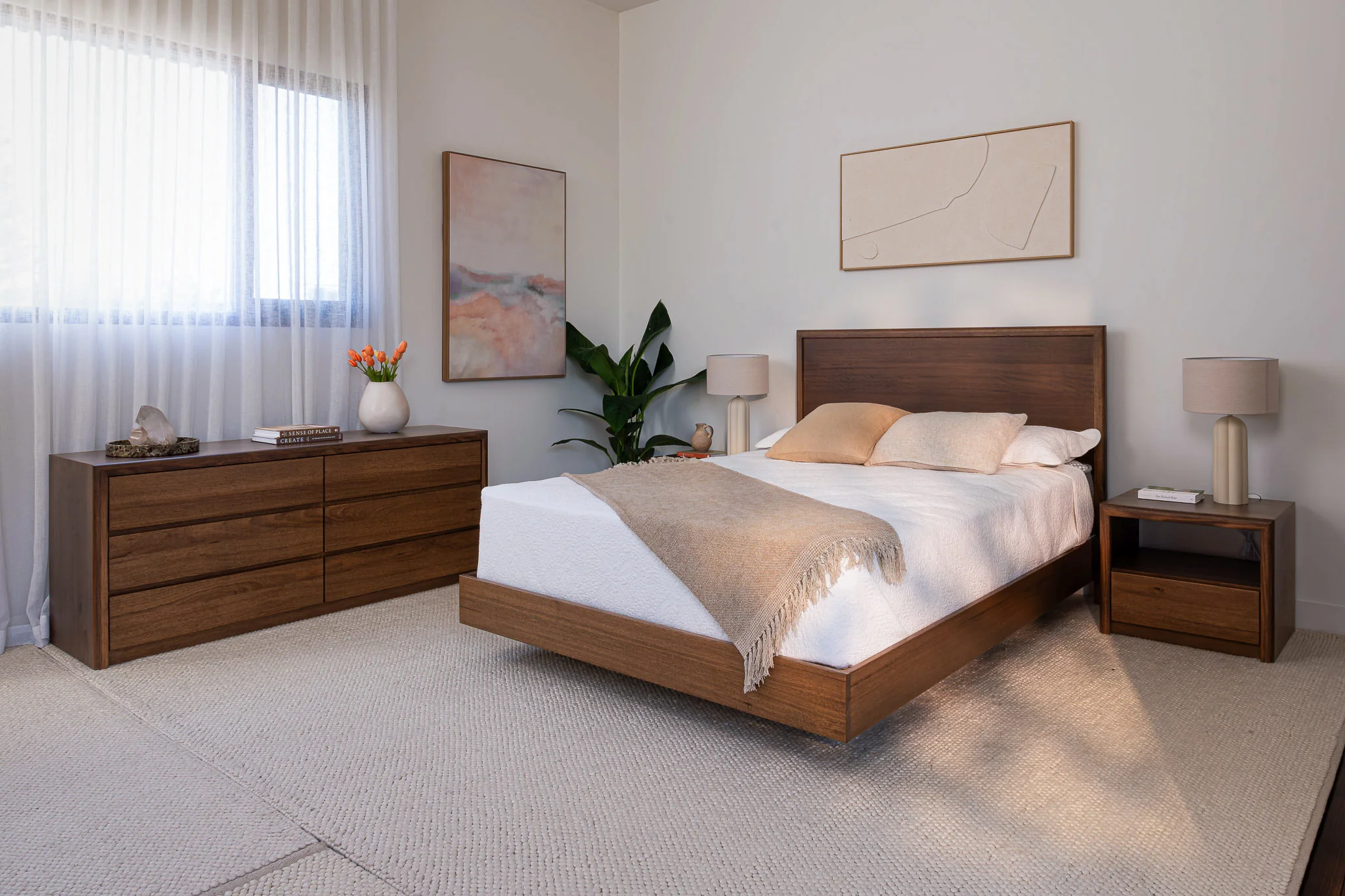 Yakka Tasmanian Oak Dresser Feature Grade (Smoked Walnut Stain) - Image 2