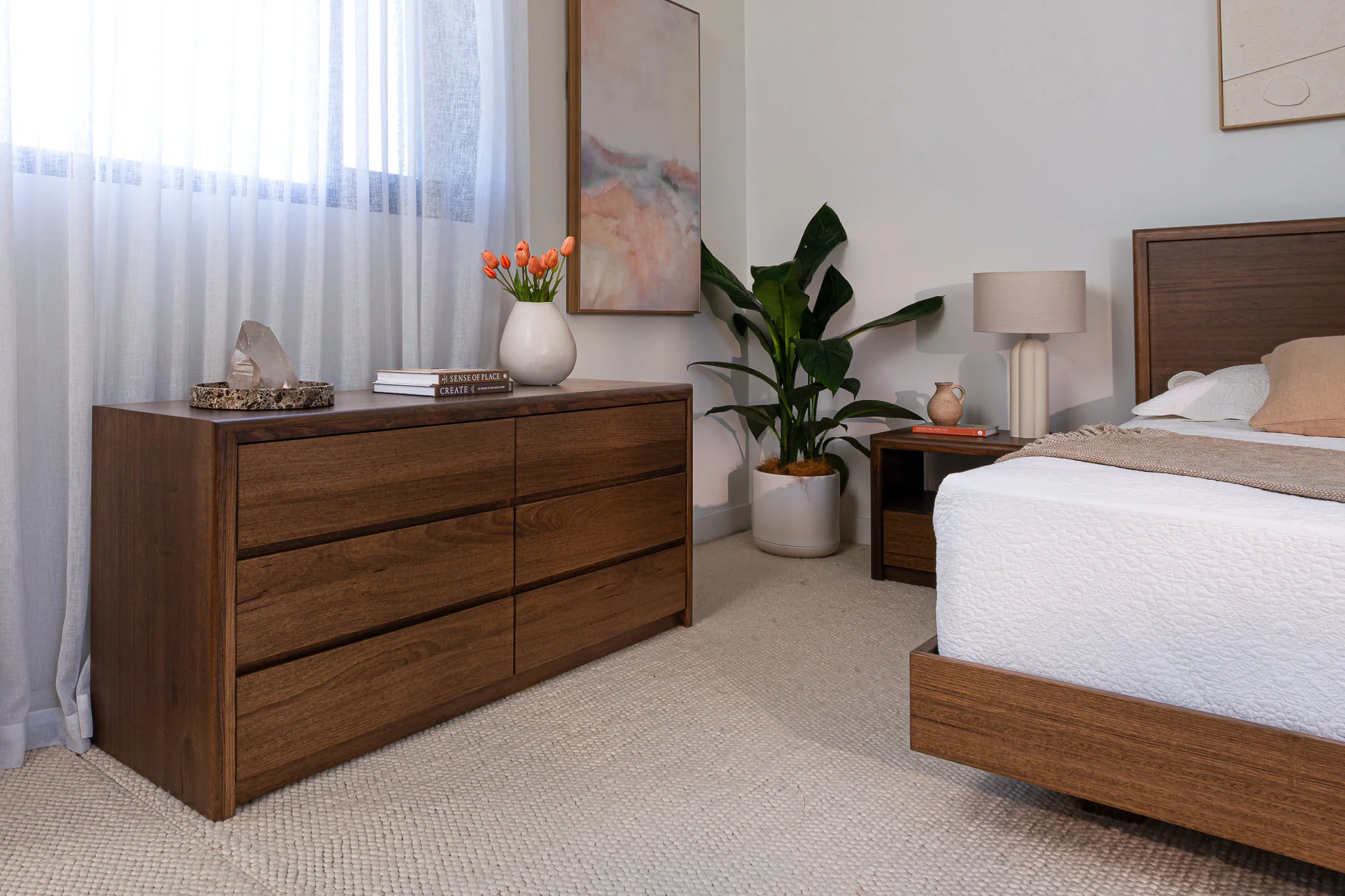 Yakka Tasmanian Oak Dresser Feature Grade (Smoked Walnut Stain) - Image 6