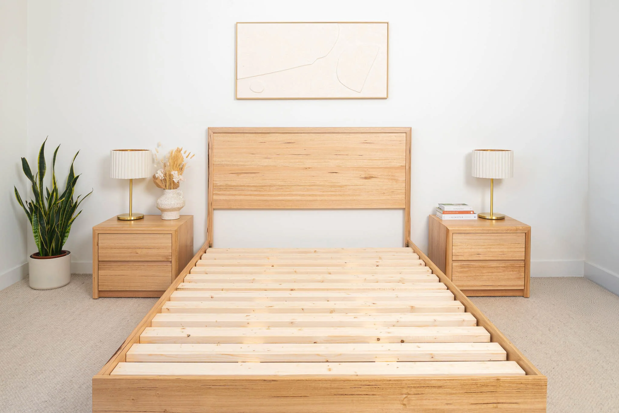 Yakka Tasmanian Oak Feature Grade Bed Frame - Image 13