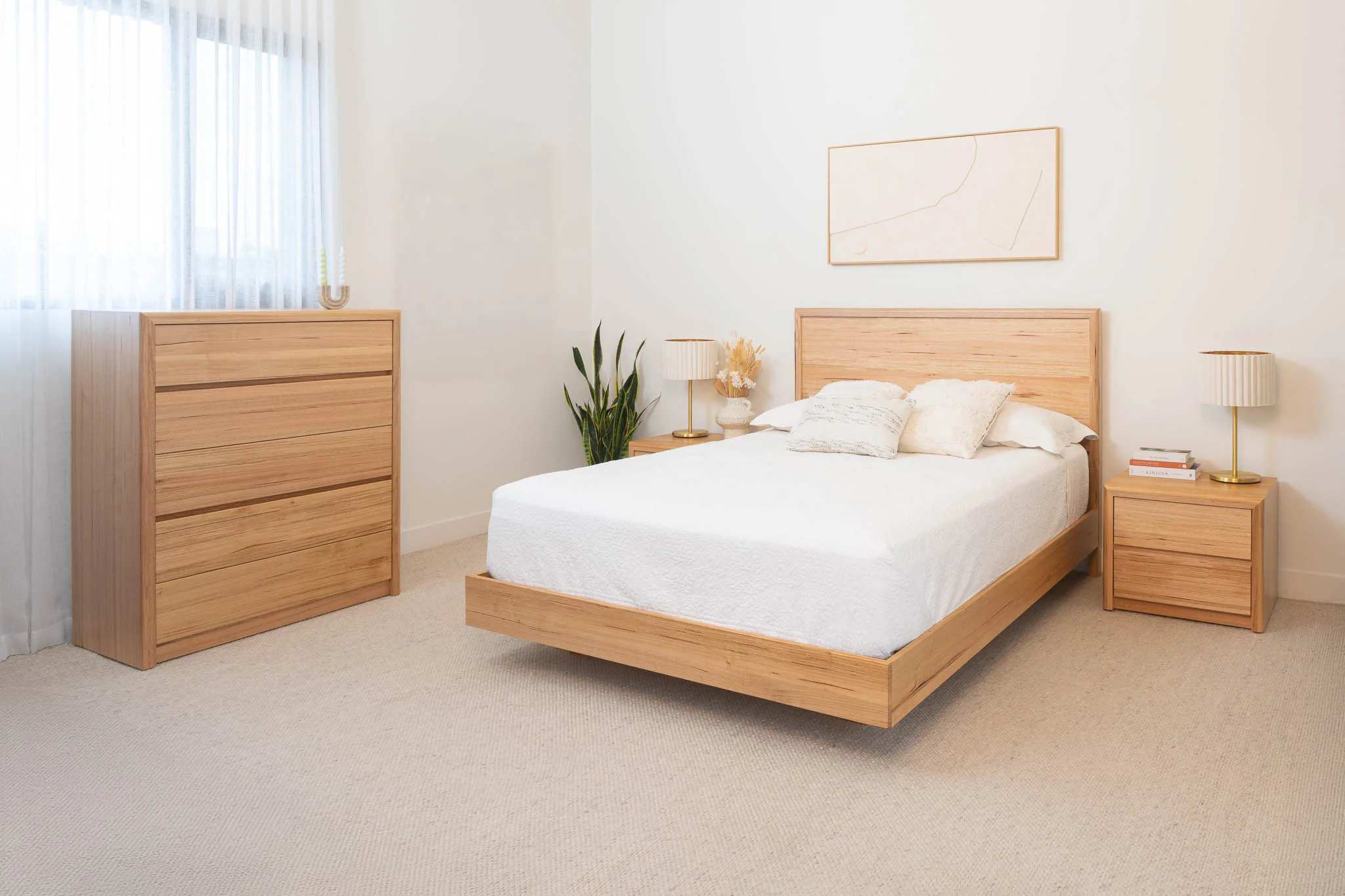 Yakka Tasmanian Oak Feature Grade Bed Frame - Image 5