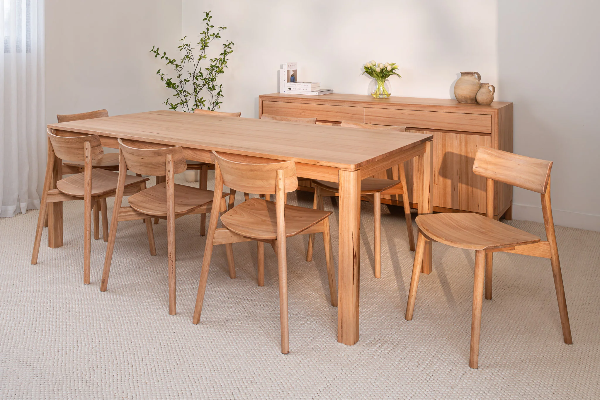 Yakka Tasmanian Oak Feature Grade Dining Table - Image 8
