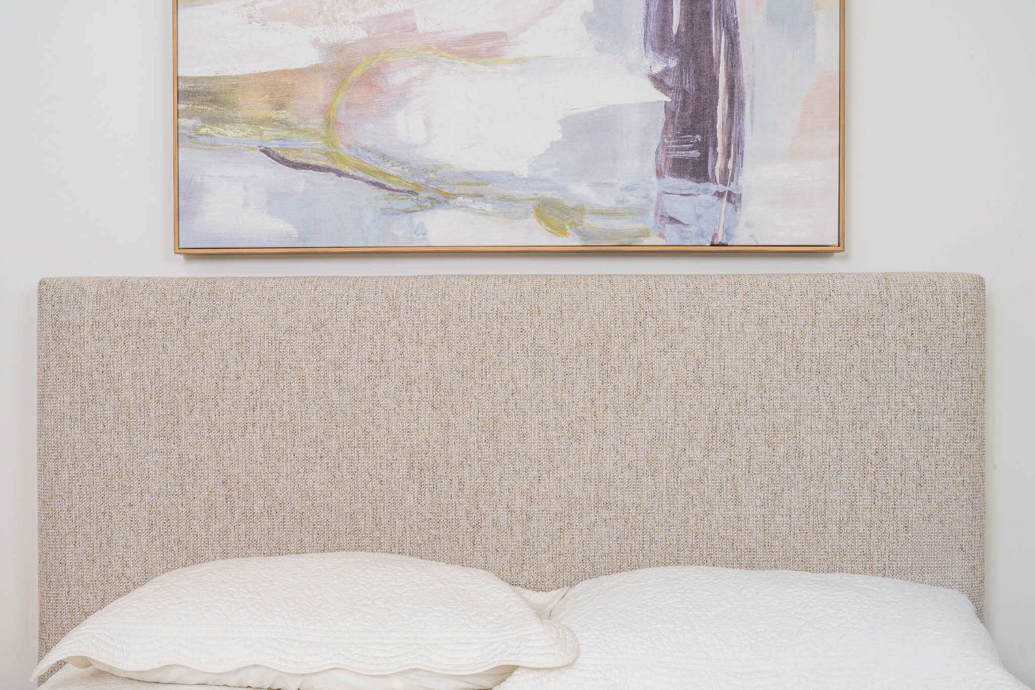Yakka Upholstered Headboard Tasmanian Oak Bed Frame - Image 7